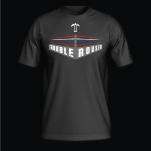 trouble rouser shirt black bg